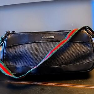 Gucci black denim pochette